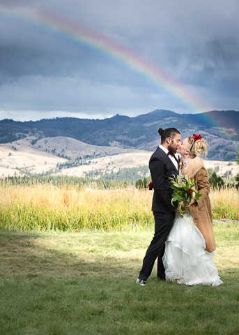 A creative, funky Montana Wedding